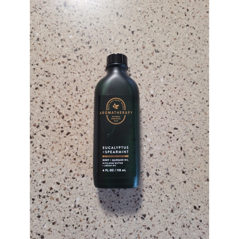 Bath & Body Works Aromatherapy Eucalyptus Spearmint Body & Massage Oil 4 Oz